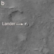 Spirits zur�ckgelassener Lander